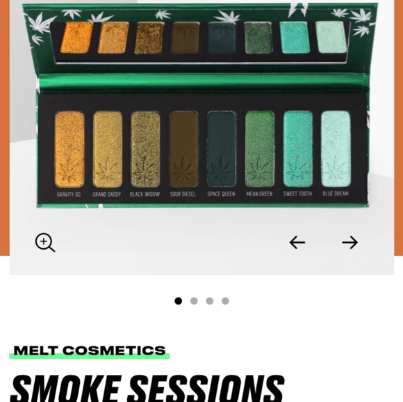 Melt Cosmetics Other - Melt cosmetics smoke sessions palette
